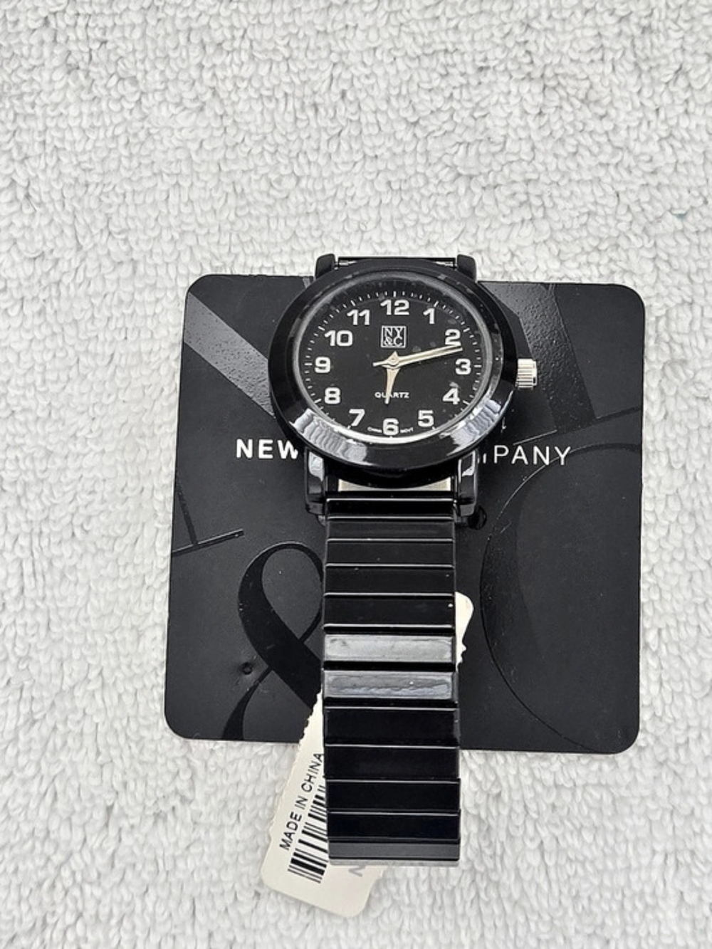 New York & Company Black Bracelet Watch NWT